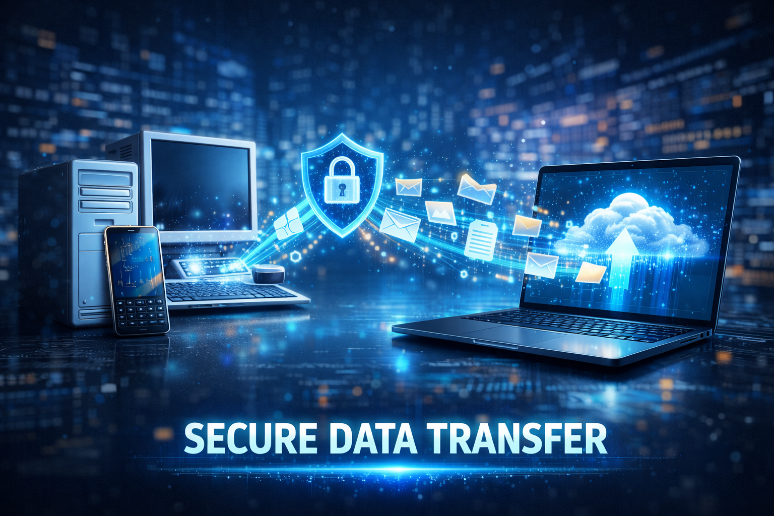 Secure Data Transfer and Cleanup